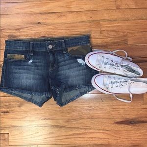 Allen B. Denim shorts